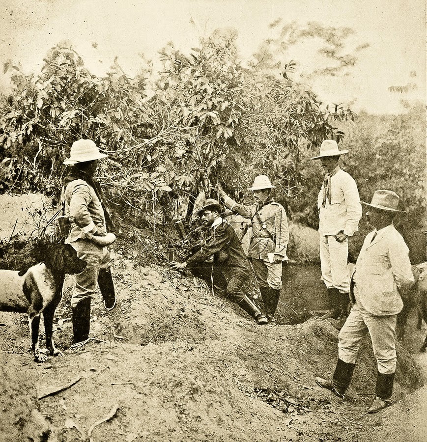 Foto do Marechal Rondon em sua expedição pelo Brasil.